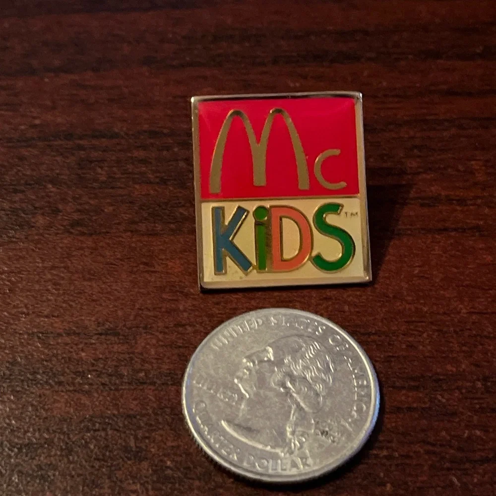Vintage McDonald’s‎ McKids Employee Lapel Hat Pin